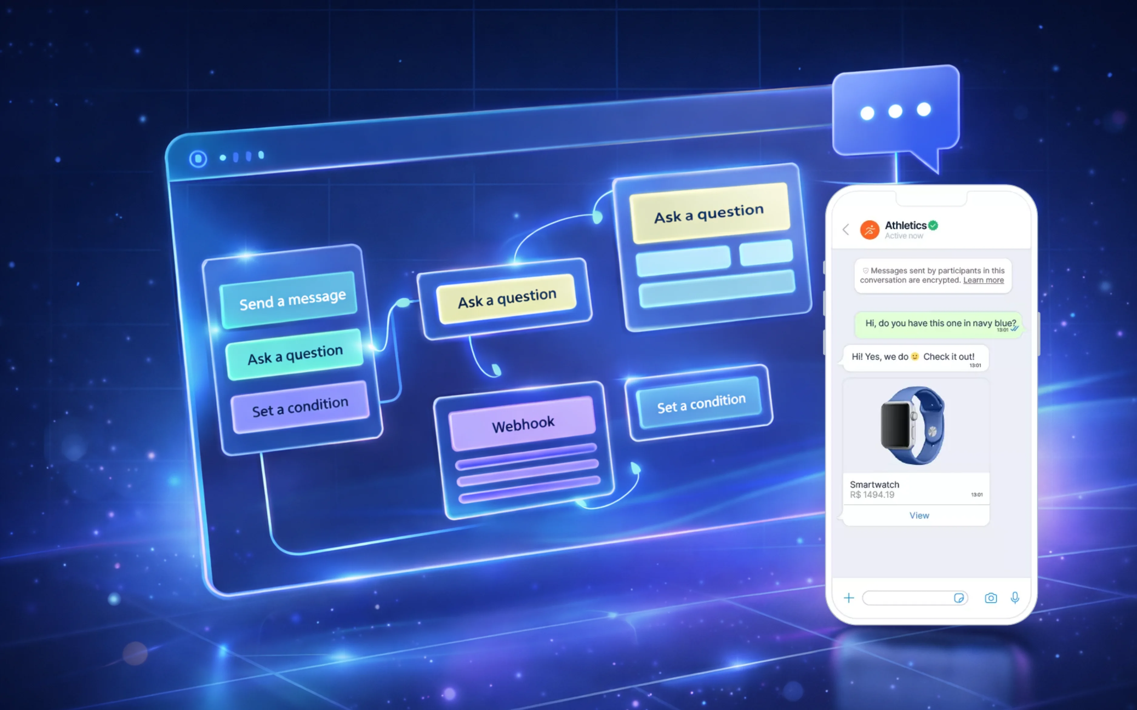 Build WhatsApp Chatbots Without Code - triochat.io WhatsApp automation