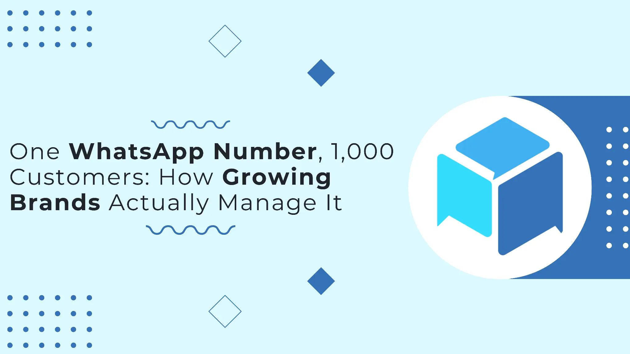 One WhatsApp Number, 1,000 Customers: How Growing Brands Manage Chats with triochat.io