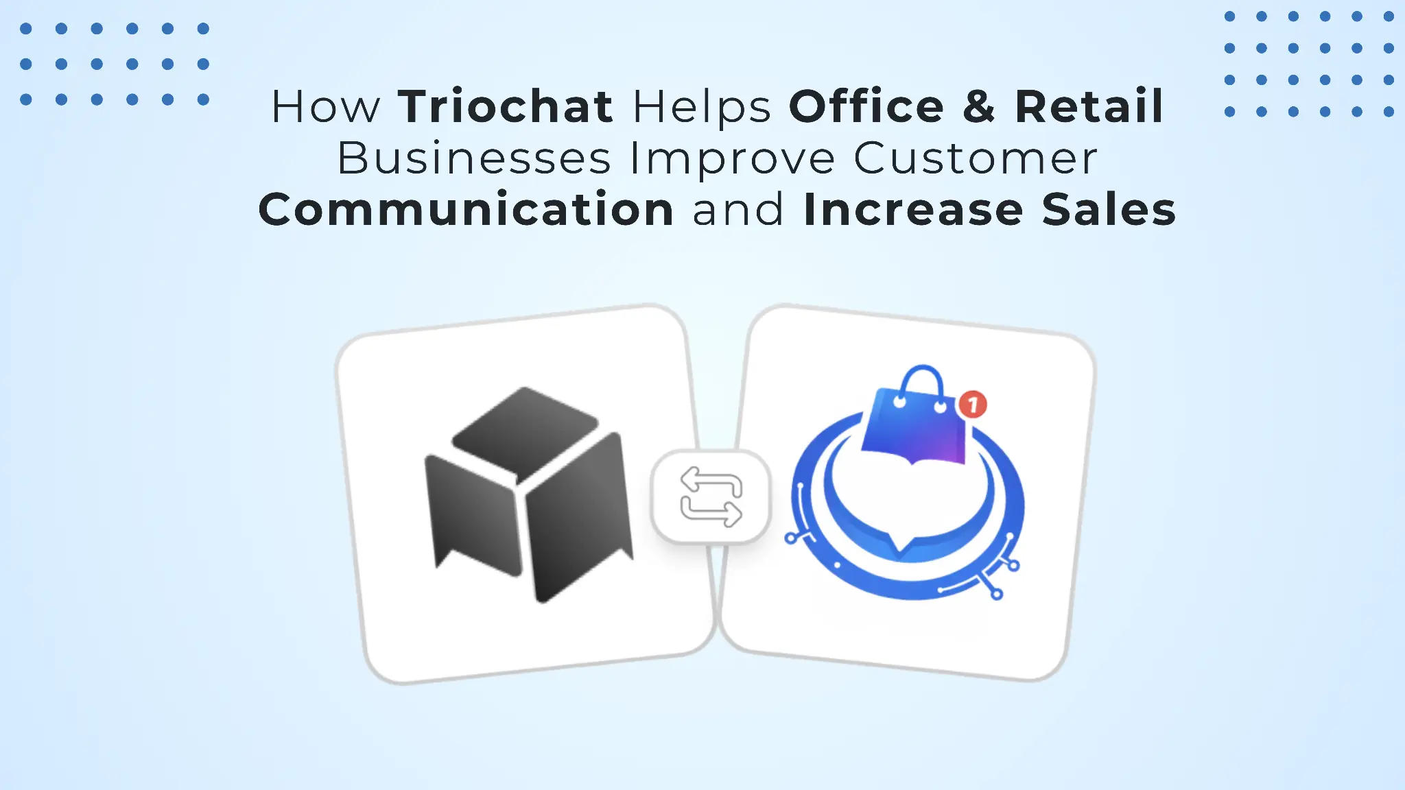 triochat.io help office and retail industry