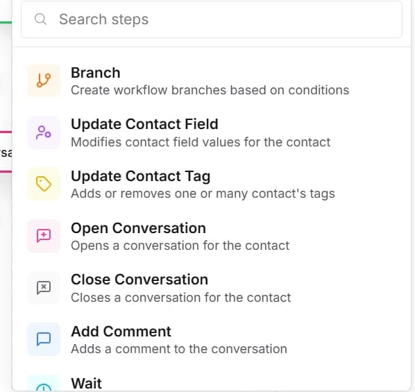 Covnversation Feature