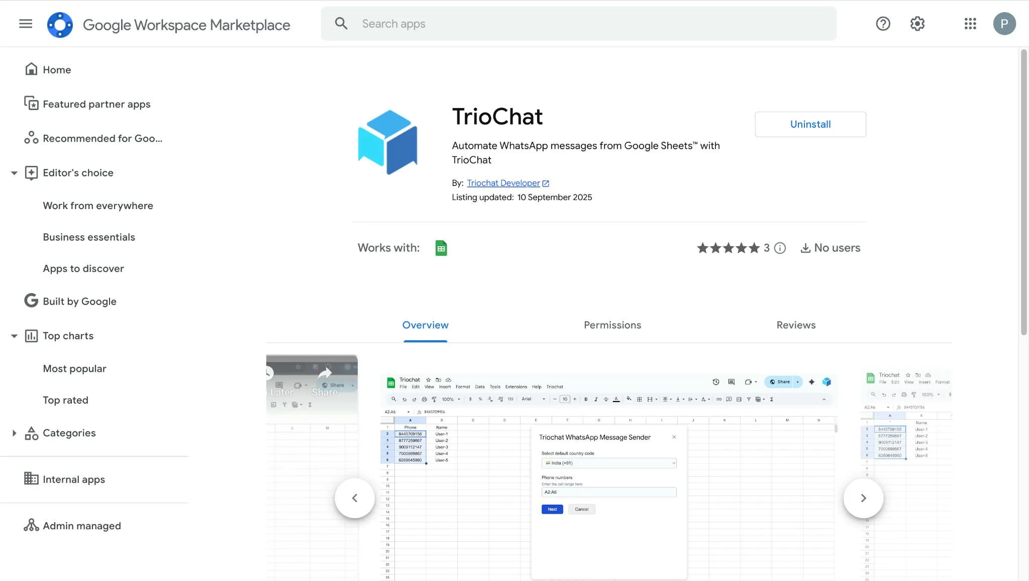 Install the Extension