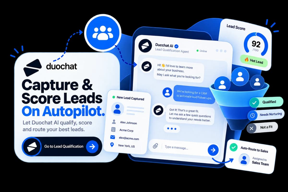 Capture & Score Leads On Autopilot.