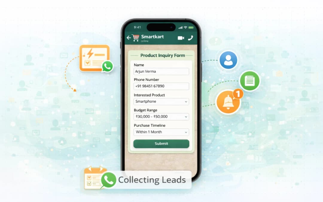 Formulaires intelligents (Formulaires WhatsApp)