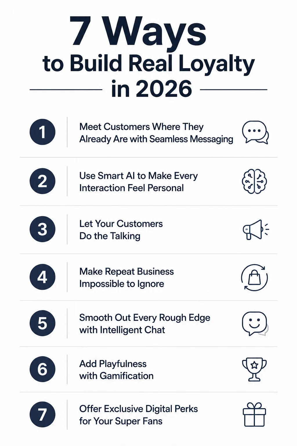 7 façons de fidéliser réellement vos clients en 2026