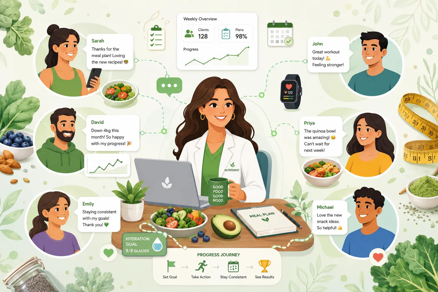 Revolutionizing nutrition practices with smart client management