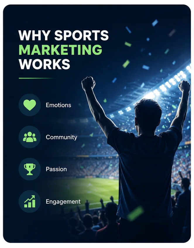 Why sports marketing works — emotional fan moments and brand engagement