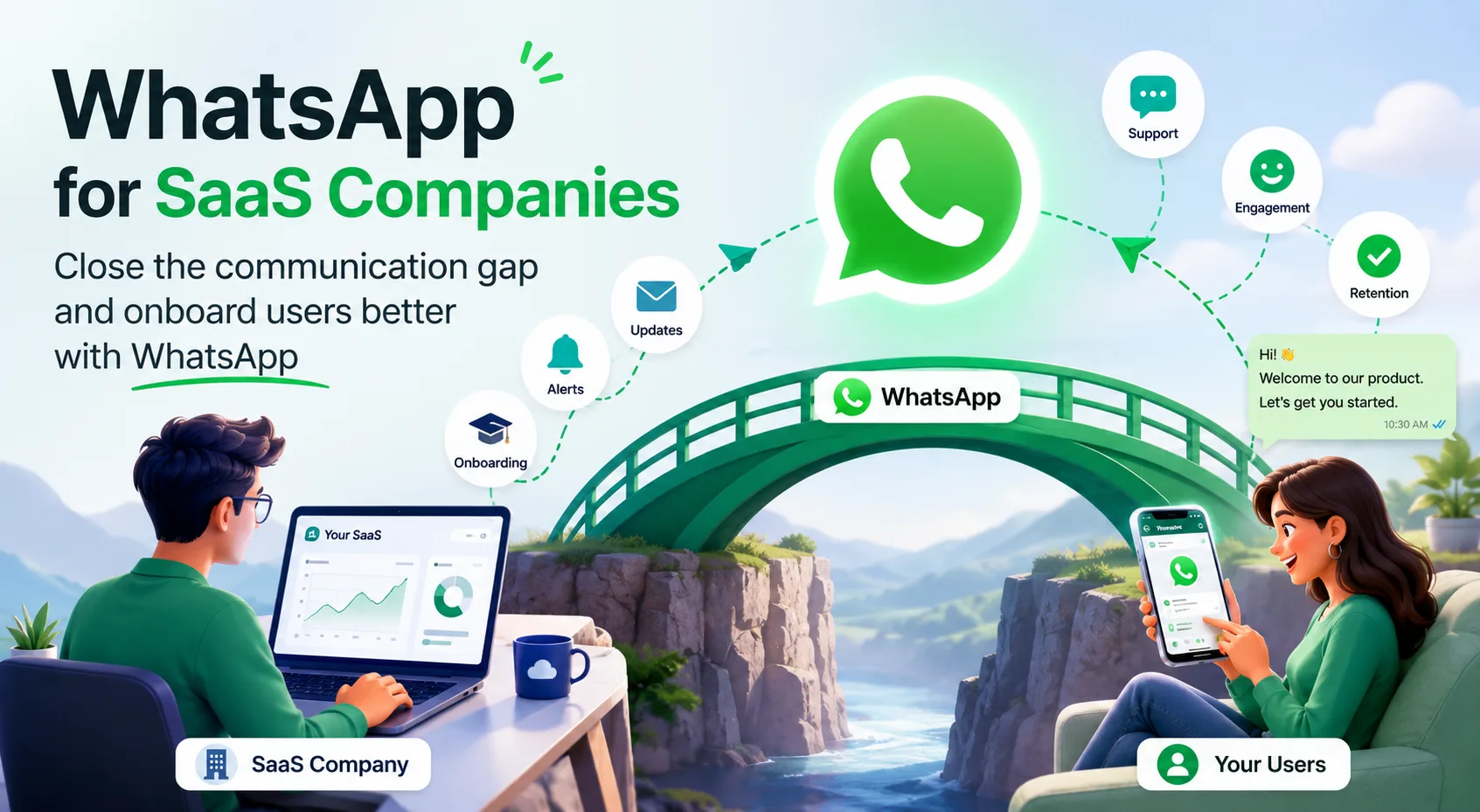WhatsApp for SaaS Companies: Smarter Onboarding and Less Churn