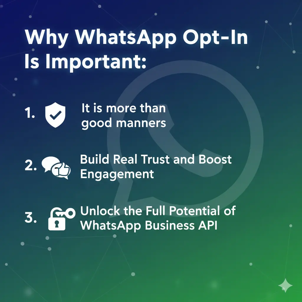 Gestion des Opt-In WhatsApp