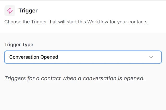 Conversation Opened